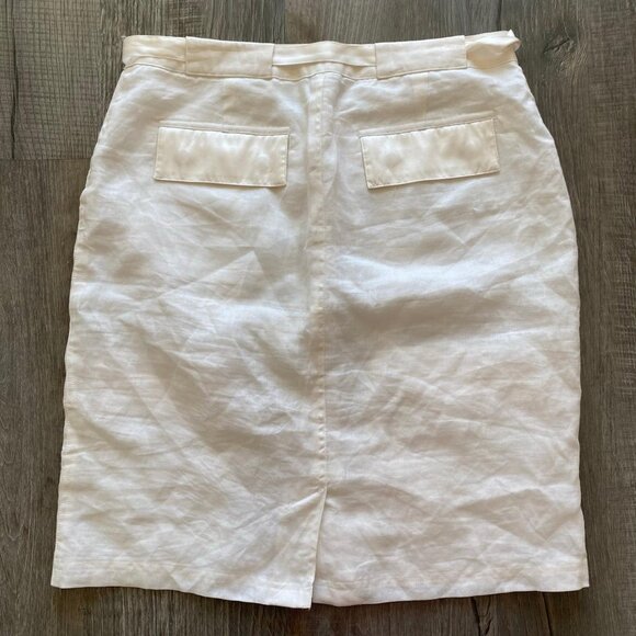Silk Linen Mini Skirt Allison Ann - Picture 2 of 11